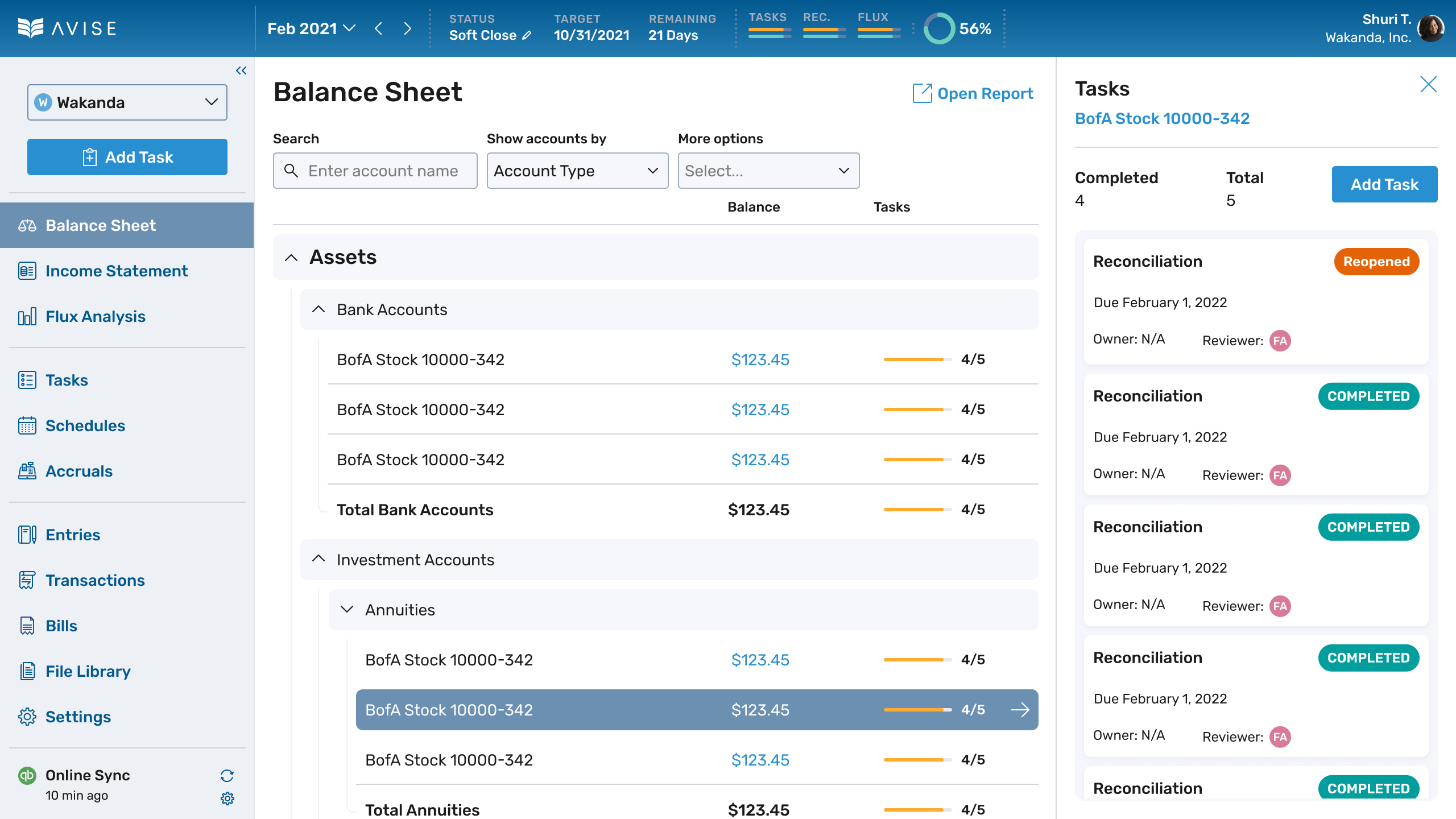 Balance Sheet