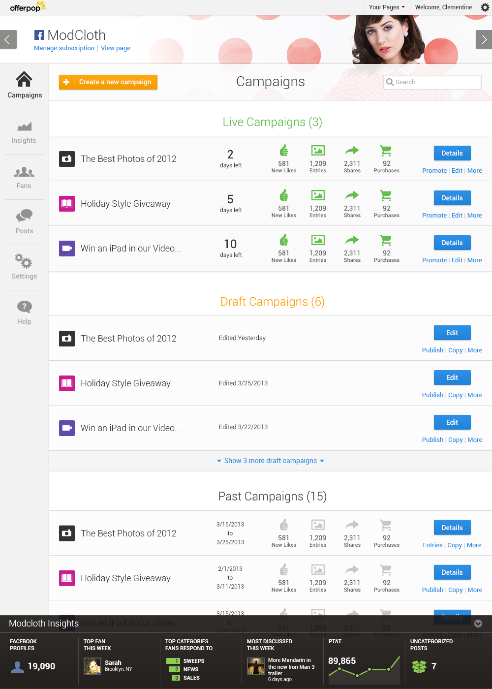 Client Dashboard